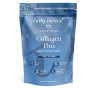 AMAXI Kathy Ireland Multi Collagen Protein Powder Peptides, Types I, II, III, IV Unflavored, 20g Protein per Serving, Bovine, Chicken, 16 oz