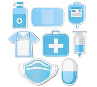 Amaxiu Nurse Sticky Notes, 8 Pack Funny Nursing Self Stick Notes Medical Themed Cute Sticky Notes Memo Pads for Hospital School Office Nurse Gifts 240 Sheets
