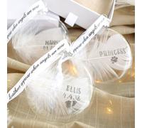 Amaya Rose Ltd Personalised Memorial Keepsake Bauble. Christmas Decoration Custom in Clear Amaya Rose Ltd Clear