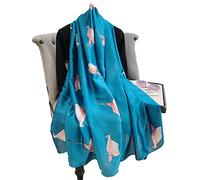 AMAYJUELONG Women’s Floral Silk Scarf, Ladies Silk Scarf Beige Lotus Flowers Simple Stylish Wraps Brighten Skin Color Floral Satin Scarves Luxury Gifts for Women Ladies Girls-180 * 60cm