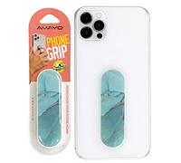 Amayo Grip - Das Original! Smartphone Finger Holder - Mobile Phone Finger Holder Phone Grip Mobile Phone Holder Stand Grip - Mobile Phone Holder Mobile Phone Ring (Marbled Series - Blue)