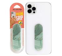 Amayo Grip - Das Original! Smartphone Finger Holder - Mobile Phone Finger Holder Phone Grip Mobile Phone Holder Stand Grip - Mobile Phone Holder Mobile Phone Ring (Marbled Series - Green)