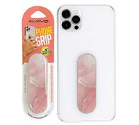 Amayo Grip - Original Smartphone Finger Holder - Mobile Phone Grip - Marble Series - Red