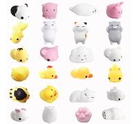 Amaza 24pcs Squishy Kawaii Squishies Animals Slow Rising Squeeze Animal Stress Reliever Anti-Stress Toy (Multi-Colour)