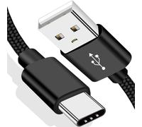 AMAZE!UK Type C Cable For Oppo find X5/X5 Pro/X5 Lite/A53/A54/A74/A72 A78 A17 A16S,USB C Fast Charging Lead, USB-A to USB-C (2m long) (Black)