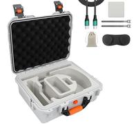 AMAZEAR Apple Vision Pro Hard Case, Premium Accessories Kit for Apple Vision Pro, Apple Vision Pro 2,M5,Perfect for Storing Vision Pro and Battery at Home or Travel, Large Waterproof Apple VR Case