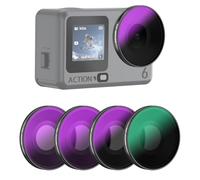 AMAZEAR Filter for DJI OSMO Action 6 Accessories, Professional Action6 Filter Replacement Original Lens (CPL+ND16+ND64+ND256)