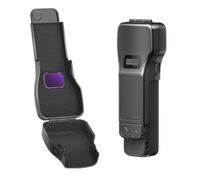 AMAZEAR Gimbal Screen Protective Cover for DJI OSMO Pocket 4/3/Xtra Muse, Pocket4 Accessories Portable Lens Cap Hard Case with Soft Lining for Carry/Protection/Storage, Quick Open/Close, Black