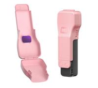 AMAZEAR Gimbal Screen Protective Cover for DJI OSMO Pocket 4/3/Xtra Muse, Pocket4 Accessories Portable Lens Cap Hard Case with Soft Lining for Carry/Protection/Storage, Quick Open/Close, Light Pink