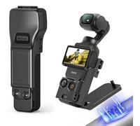 AMAZEAR Magnetic Mount & Protective Case Creator Combo for DJI Osmo Pocket 3 | Osmo Pocket 3 Accessories Ultra-Strong Magnet stand & Velvet-Lined Hard Shell Case for Vloggers, Cyclists & Travel