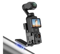AMAZEAR Metal Magnetic Mount Cage for DJI OSMO Pocket 4/3 Accessories, Aluminum Protective Case Multifunction Frame for Xtra Muse Vlog Camera with Various Expansion, Super Strong, Black