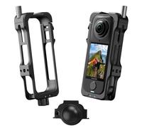 AMAZEAR Metal Protective Case for Insta360 X4 Air Accessories, Insta 360 X4 Air Multifunction Utility Frame Aluminum Cage with Stronger Construction, Quick-Release Adapter, Various Expansion Mounts