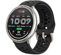 AMAZFIT Active 2 Smart Watch - Black, Silicone Strap, Black
