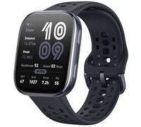 AMAZFIT Bip 6 Smart Watch 46mm, 14 Day Battery, 1.97" AMOLED Display, GPS & Free Maps, AI, Bluetooth Call & Text, Health, Fitness & Sleep Tracker, 140+ Workout Modes, 5 ATM Water-Resistance, Black