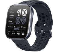 AMAZFIT Bip 6 Smart Watch - Black, Silicone Strap, 46 mm, Black