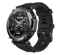 Amazfit T-Rex Ultra 47mm Smart Watch for Men, Route Import & Navigation, 6 Satellite Positioning Systems, Freediving Support & 10 ATM Waterproof, Rugged Outdoor Military-grade Smartwatch, Black