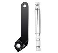 Amazicha 2PCS Inner Shifter Lever Shaft Kit Stainless Steel Inner Shift Rod Lever Fit for Harley Davidson Touring Road Glide Electra Glide Road King Street Glide 1984-2016 Chrome&Black