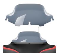 Amazicha 8" Smoke Wave Windshield Windscreen Compatible for 1996-2013 Harley Davidson Touring Street Glide/Electra Glide/Tri Glide FLHT FLHX FLHTCU FLHTC FLHTK (Tint)