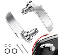 Amazicha Chrome Aluminum Saddlebag Saddle Bag Latch Kit Lid Lifter Compatible for Harley Davidson Touring Street Glide Electra Glide Road Glide Road King 2014-2024