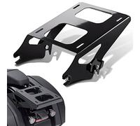Amazicha Detachable Two 2 Up Tour Pack Pak Luggage Rack Mounting Rack Black Compatible for Harley Davidson Touring Street Glide/Electra Glide/Road Glide/Road King 2014-2022