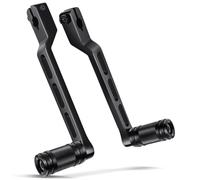 Amazicha Heel Toe Shift Pegs Shifter Lever Pegs Stainless Steel Fit for Harley Touring Road Glide Street Glide Electra Glide 1988-later FL Softail 1986-later Tri Glide Trikes 2008-later Black