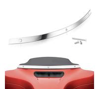 Amazicha Polished Windshield Trim Compatible for Harley Davidson Touring Street Glide Electra Glide 2014-Later