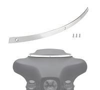 Amazicha Polished Windshield Trim for Harley Touring Models 1996-2013