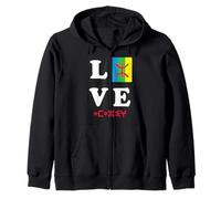 AMAZIGH ART AND I AM KABYLE ALGERIA DZ Zip Hoodie