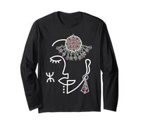 AMAZIGH Art and I AM Kabyle Algeria Long Sleeve T-Shirt
