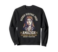 Amazigh Woman Tifinagh Tattoo Art Berber Pride Tee Sweatshirt
