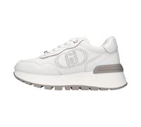 Amazing 20 Calf Leather Sneaker - female - Liu Jo - Sneakers - White - 5 UK - Shoes 5 UK