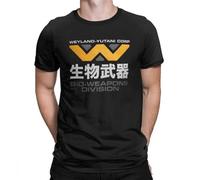 Amazing Alien Prometheus Weyland Yutani Corporation T-Shirt Men Crewneck Pure Cotton T Shirt WYLND YTN Winter Black