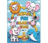 Amazing Animal Coloring Book for Kids Ages 3-7: Fun and Educational Coloring Pages of Wild and Domestic Animals - Learn While You Color
