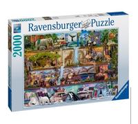 Ravensburger Aimee Stewart Amazing Animal Kingdom 2000 Piece Jigsaw Puzzle for Adults & for Kids Age 12 and Up