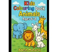 Amazing Animals Coloring Adventure: Fun Animal Coloring Pages for Kids Ages 6 to 8