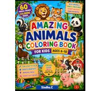 Amazing Animals Coloring Book for Kids: 60 Fun Coloring Pages Featuring Wild Animals, Forest Creatures, Desert Wildlife & Farm Favorites (Amazing Animal World 3 Books Coloring Bundle)