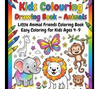 Amazing Animals Coloring Book For Kids Aged 4 to 9