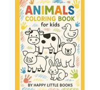 Amazing Animals Coloring Book for Kids: Fun Animal Illustrations to Color and Enjoy for Children Ages 3-8