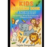 Amazing Animals Coloring Book for Kids: Fun Animal Pictures to Color for Ages 3-6