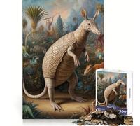 Amazing Armadillo Safari Jigsaw Puzzles 1000 Pieces for Teenagers Sharp Memory Calm Leisure Neat Edges Festive Gift (38x52cm)