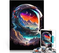 Amazing AstronautPuzzles for Adults 1000 Piece Educational Games Home Decoration Every Piece is Unique - Challenging Family Fun Game 38x26cm