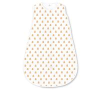 Amazing Baby Cotton Sleeping Sack with 2-Way Zipper, Tiny Bear, Butterum, Medium, 6-12 Months
