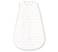 Amazing Baby Cotton Sleeping Sack with 2-Way Zipper, Tiny Bows, Pink, Medium, 6-12 Months