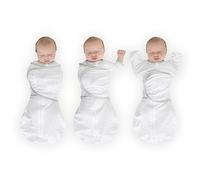 Amazing Baby Omni Swaddle Sack with Wrap & Arms Up Sleeves & Mitten Cuffs, Sterling Confetti, Small 0-3 Months