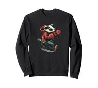 Amazing Badger Boxer Costume for Boxing and Badgers Lovers Sweatshirt