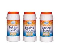 Amazing Baking Soda - 3 x 350g Natural Multi-Purpose Cleaner - Powerful Cleaning Action for Kitchens, Bathrooms & Appliances