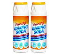 Amazing Baking Soda Powder 500g (Pack of 2) - Multipurpose Cleaning Non-Scratch Natural Cleaner for Surfaces & Appliances
