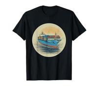 Amazing Big Container Ship Graphic T-Shirt