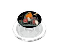 Amazing Bird Feather with Rock Drums for Robin Birds Lovers PopSockets PopGrip for MagSafe
