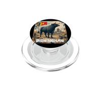 Amazing Birmingham Bull with Flag for City Lovers PopSockets PopGrip for MagSafe